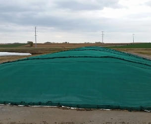 fortress cover, fortress silage gravel bags