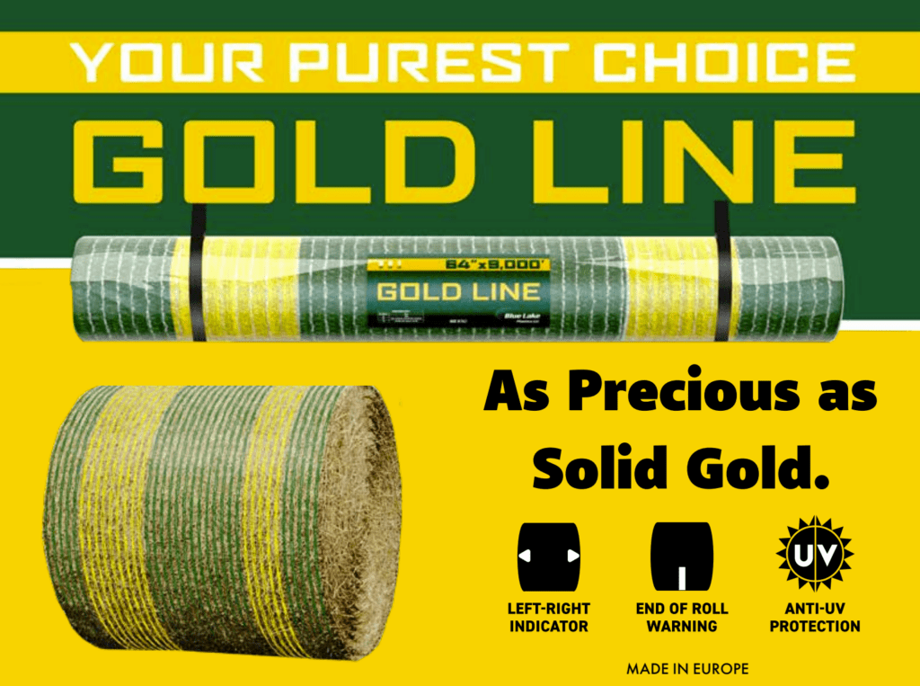Gold Line net wrap, as precious as solid gold